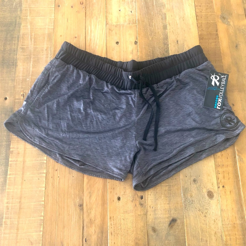 NWT charcoal gray shorts with pockets